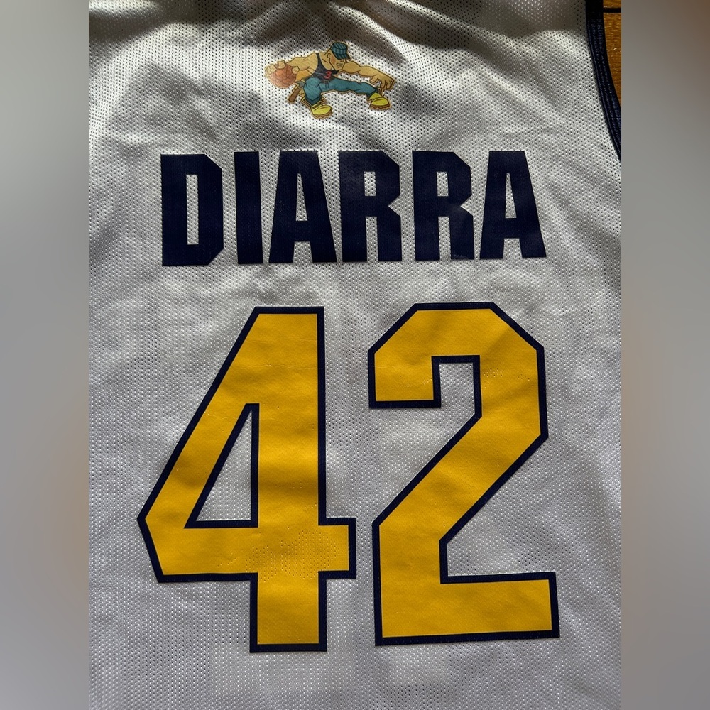 Saint John Mill Rats Rare Defunct NBL Jersey #42 Modibo Diarra Adult Small - Picture 4 of 5